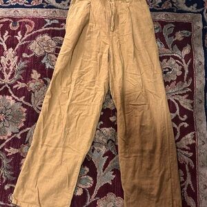 Urban Outfitters Tan Wide-Legged Pants
